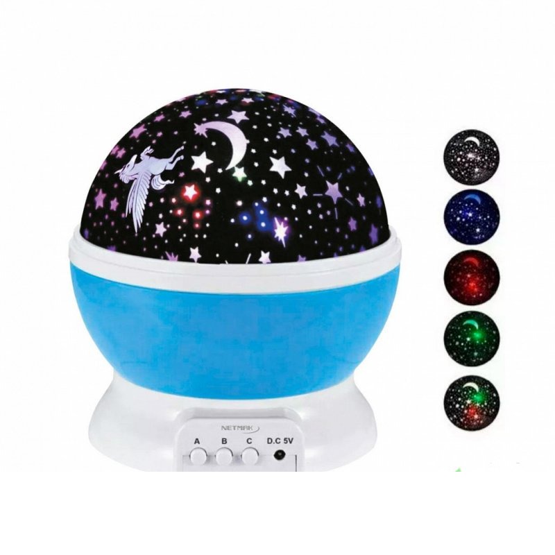 BOLA DE LUZ GIRATORIA UNICORNIO NM-503 NETMAK
