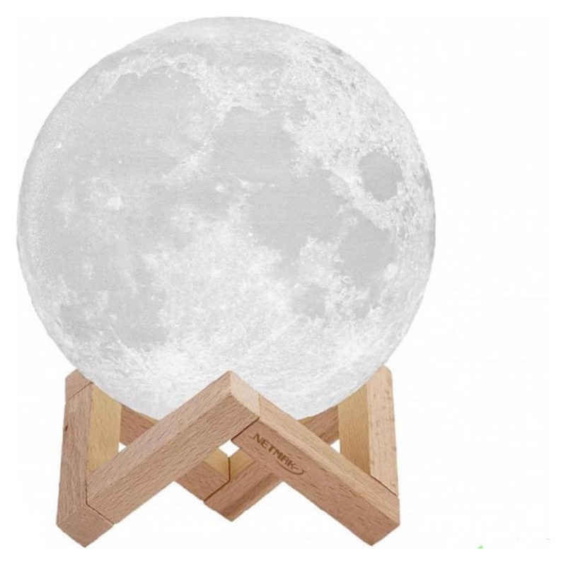 LAMPARA LUZ VELADOR LUNA 3D C/ CONTROL VELUNA ONGEN