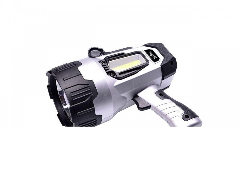 LINTERNA 10W RECARGABLE CON POWER BANK, LUZ SECUNDARIA, APTA P/ EXTERIORES NSLI10W NISUTA