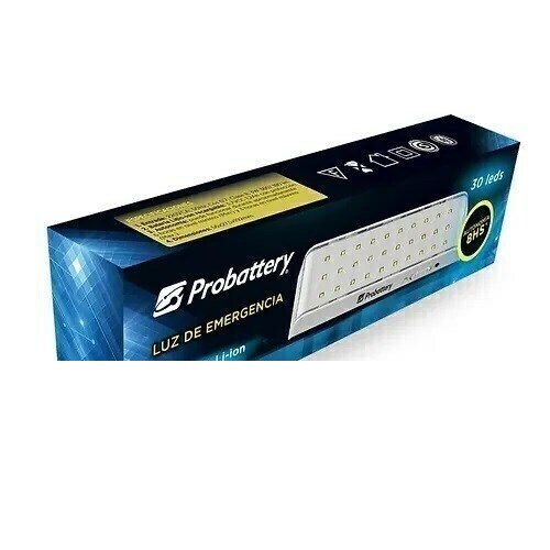 LUZ DE EMERGENCIA 30 LED 8 HS DE DURACION IE-3001 PROBATTERY