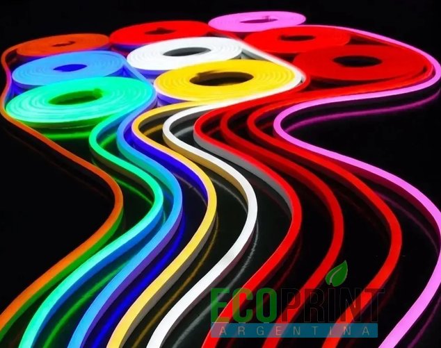 TIRA NEON LED CELESTE CON FUENTE 12114 ONGEN