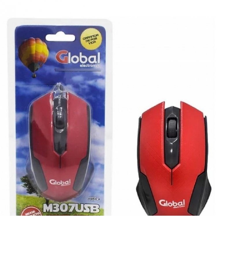 MOUSE USB 307 BLANCO GLOBAL