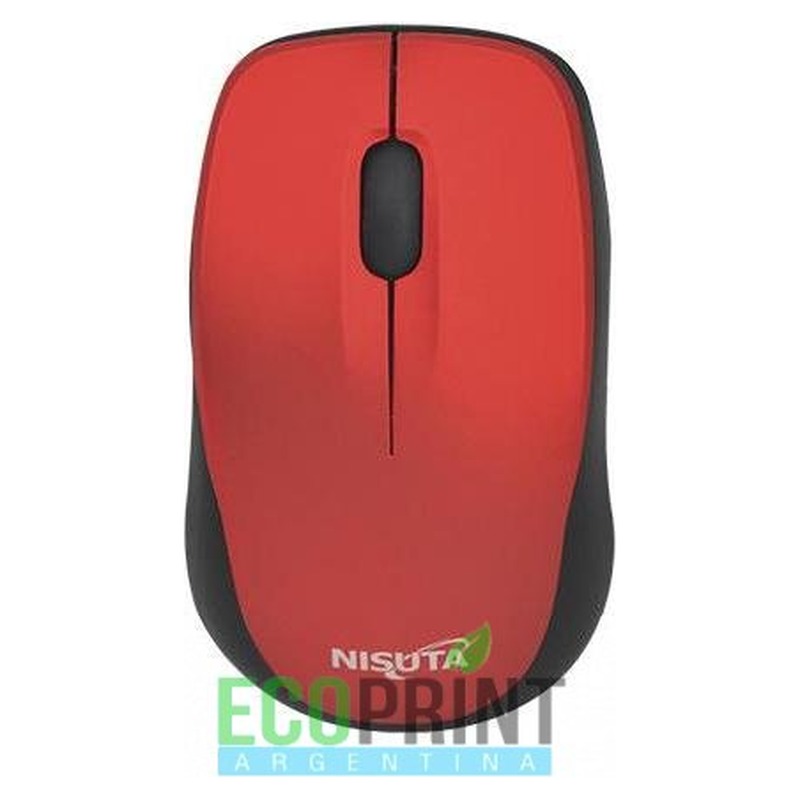 MOUSE MINI INALAMBRICO ROJO NSMOW37R NISUTA