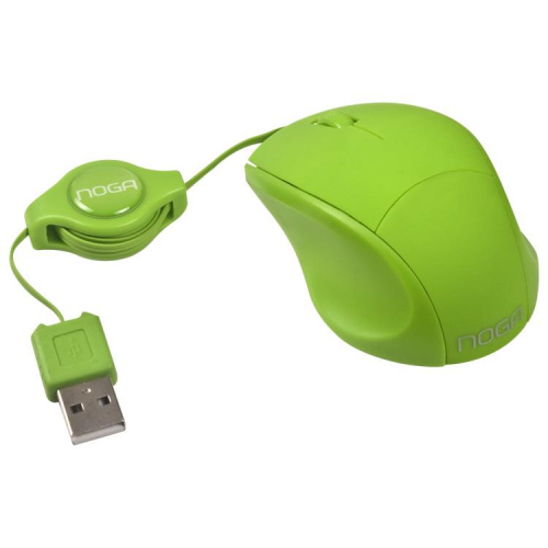 MOUSE NGM418V MINI RETACTIL VERDE NOGA