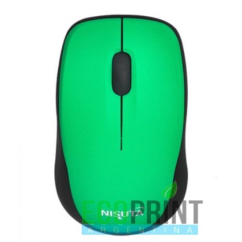 MOUSE MINI INALAMBRICO VERDE NSMOW37V NISUTA