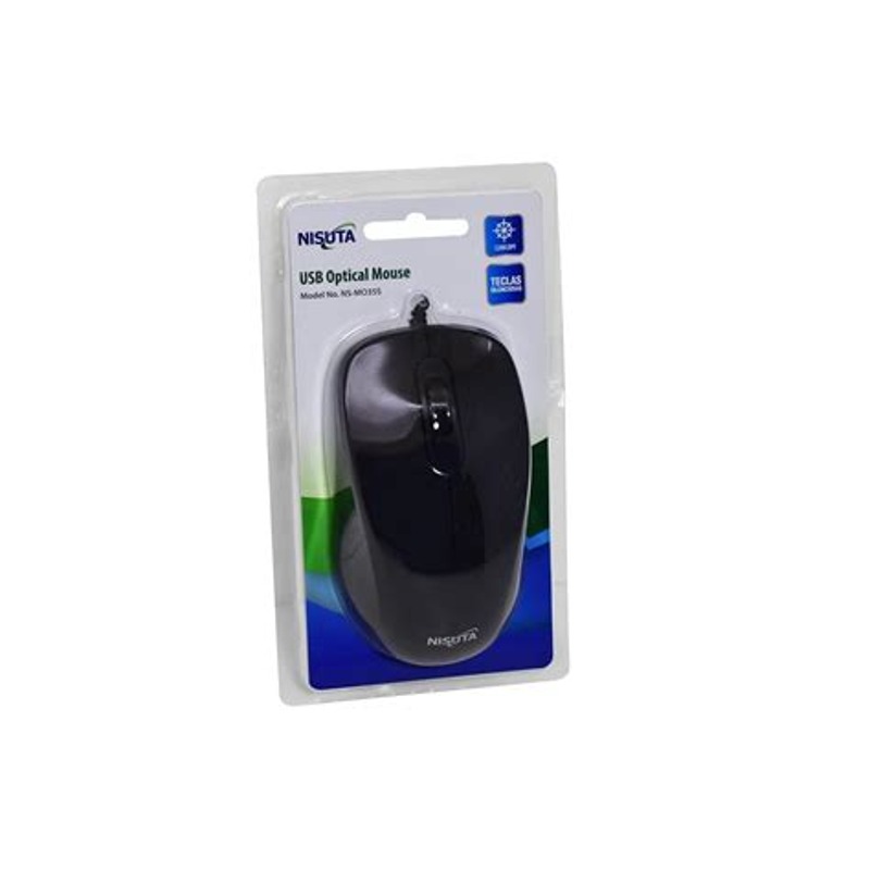 MOUSE OPTICO USB VERDE NSMO35S NISUTA