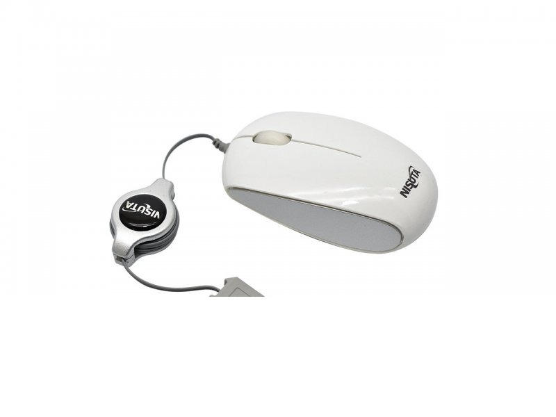 MOUSE MOUSE MINI RETRACTIL BLANCO NSMOR3B NISUTA
