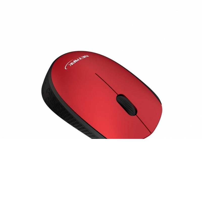 MOUSE INALAMBRICO ROJO NM-M680-R NETMAK