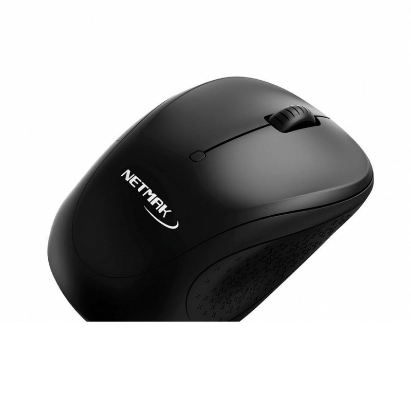MOUSE INALAMBRICO NEGRO NM-M685 NETMAK