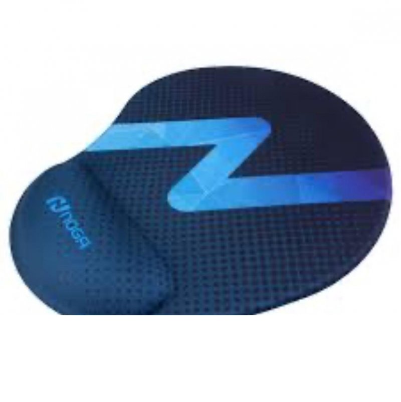 MOUSE PAD CON GEL NEGRO/CELESTE NOGA