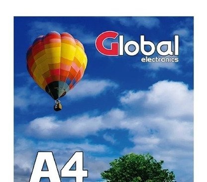 PAPEL GLOSSY X180GRS A4 X20 HOJAS GLOBAL