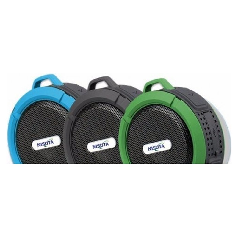 PARLANTE PORTATIL BLUETOOTH VERDE NSPA62B NISUTA
