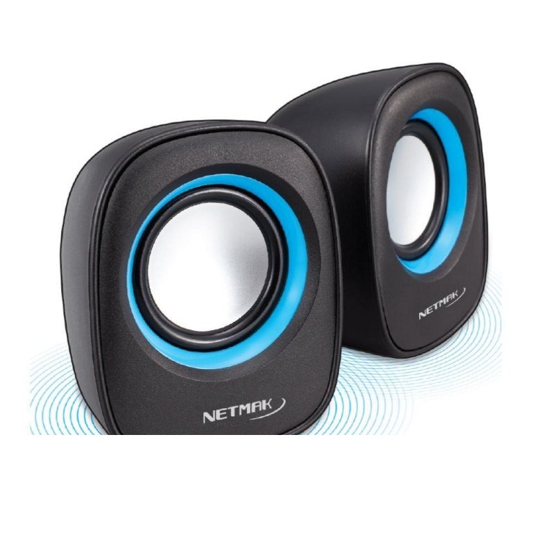 PARLANTE PC USB 2.0 BLUE NM-9025B NETMAK