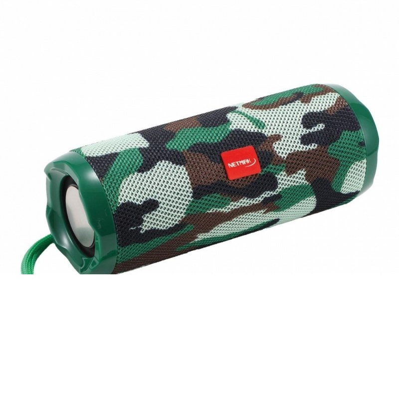 PARLANTE FLOW PORTABLE BLUETOOTH CAMUFLADO NETMAK