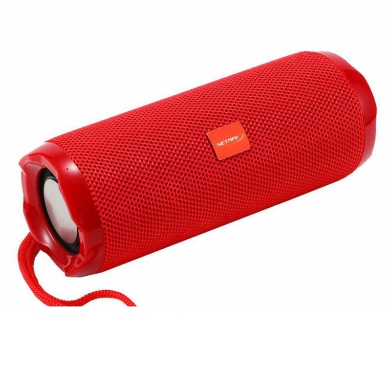 PARLANTE FLOW PORTABLE BLUETOOTH ROJO NETMAK