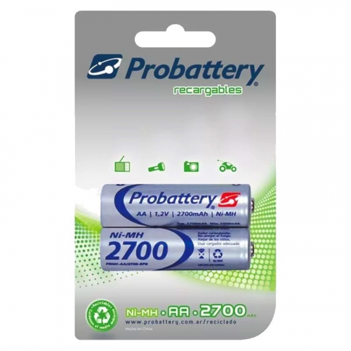 PILA AA RECARGABLE 2700 PROBATTERY