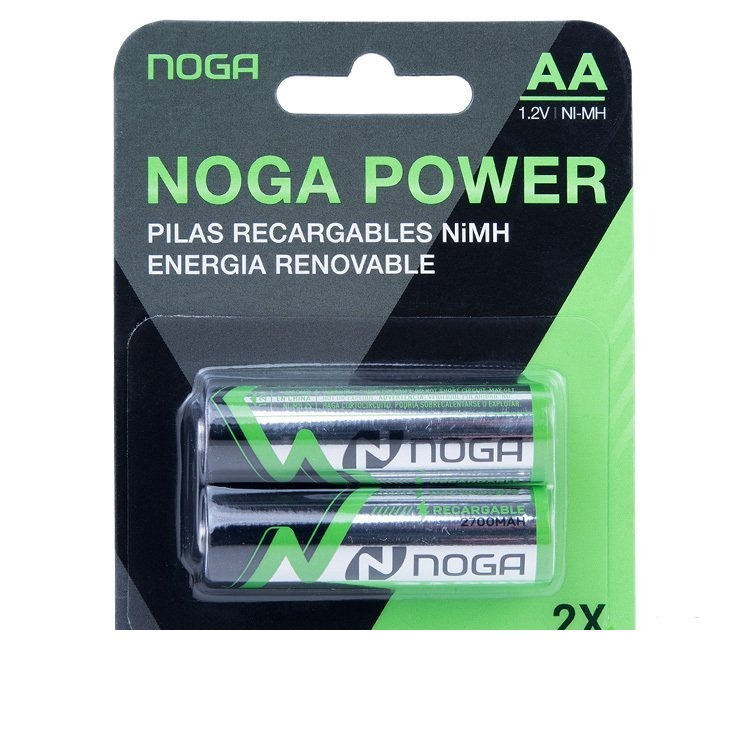 PILA AA RECARGABLE 3.7 METAL NP-AAM 2.7B NOGA