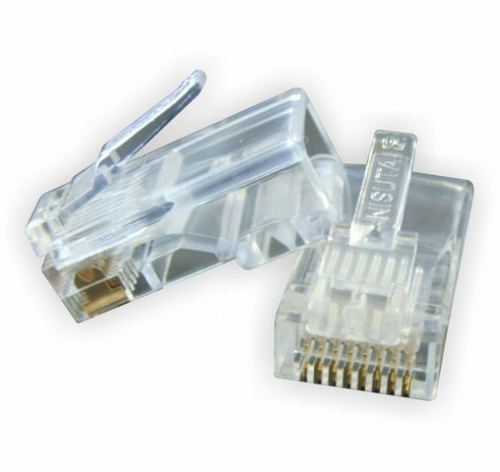 CONECTOR RJ45 CAT 5 50 MICRONES NSCORJ4550 NISUTA