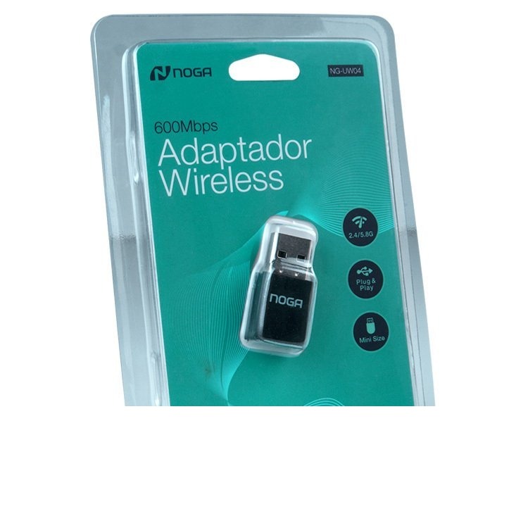 PLACA WIFI USB 600MBPS DUAL NG-UW04 NOGA
