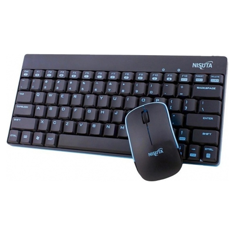 TECLADO Y MOUSE MINI INALAMBRICO NSWI67CO NISUTA