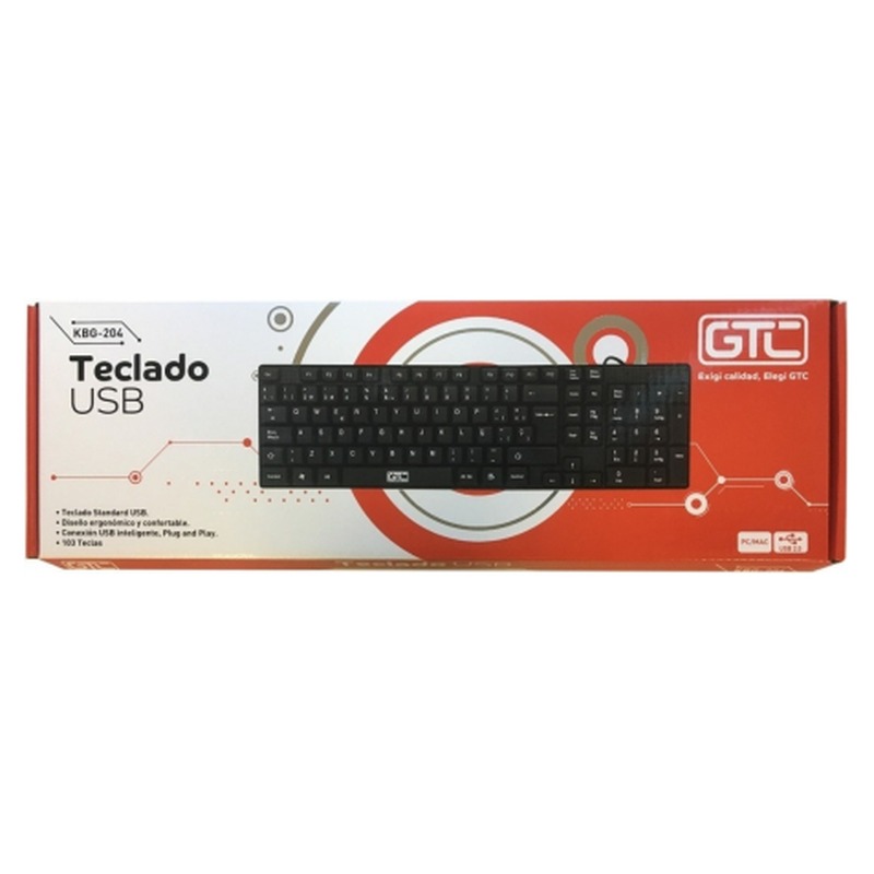 TECLADO USB KBG-204 GTC
