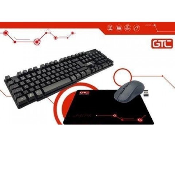 TECLADO Y MOUSE INALAMBRICO C/ PAD CBG-012 GTC