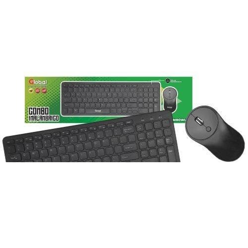 TECLADO Y MOUSE INALABRICO KMG27BKCOMBOWLS GLOBAL