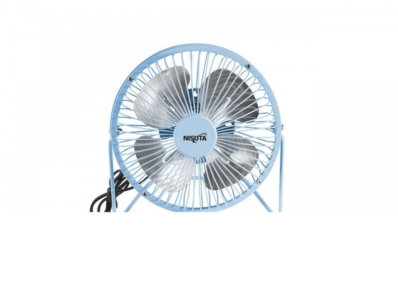 VENTILADOR USB METALICO P/ ESCRITORIO CELESTE NSFANUC NISUTA