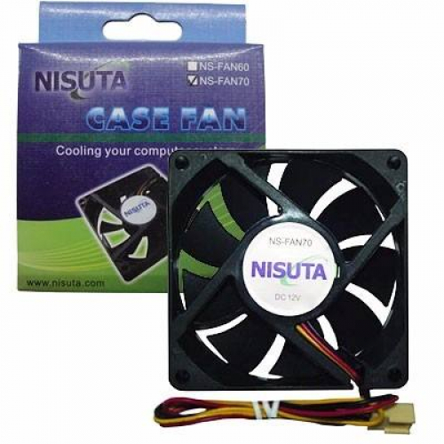 FAN COOLER 70X70X15MM 12V 3PIN RODAMIENTO NSFAN70 NISUTA