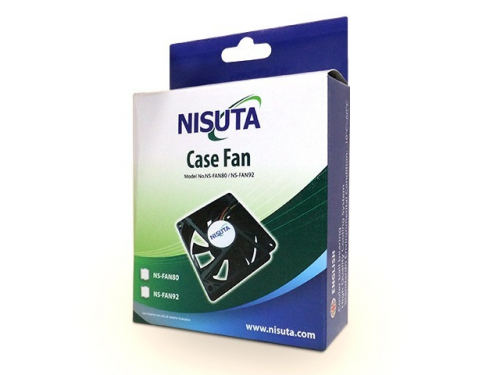 FAN COOLER 80X80X25MM 12V 4PIN BUJE NSFAN3M NISUTA
