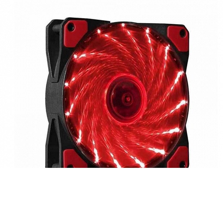 COOLER 120X120 CON LED ROJO NM-12025R NETMAK