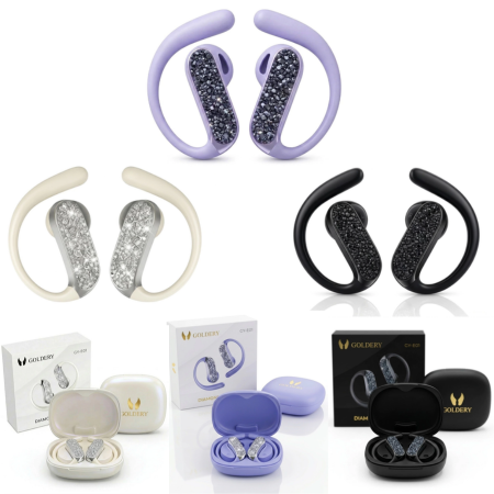 AURICULAR BT GOLDERY DIA GY-E01