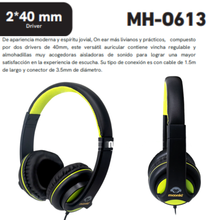 AURICULAR VINCHA MOONKI MH-0613