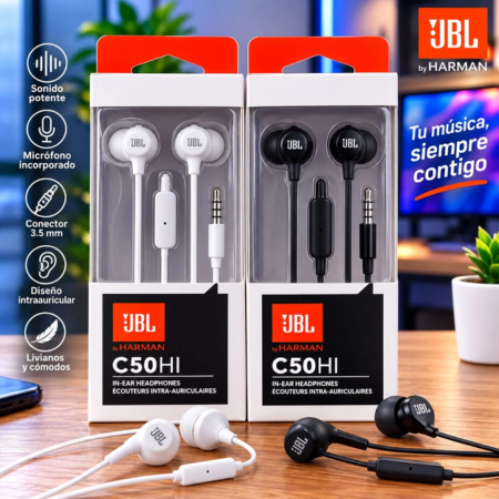 AURICULAR JBL C50HI MANOS LIBRES ORIGINAL