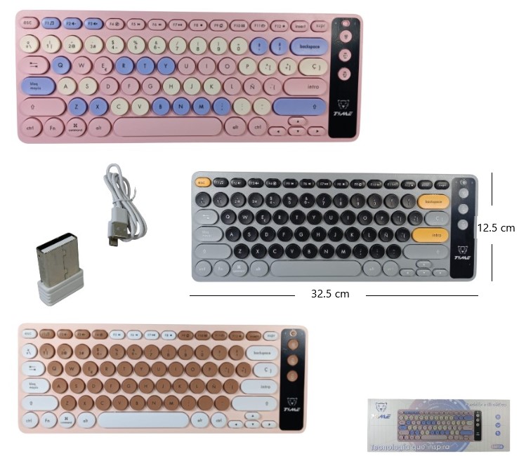 TECLADO INALAMBRICO TIME 150T08