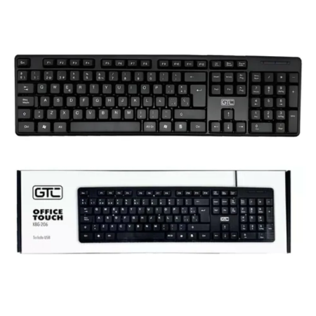 TECLADO USB GTC KBG-206 OFFICE TOUCH