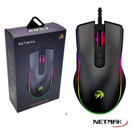 MOUSE NM-GM53 NETMAK 7D DPI 1200-1800-2400-3600