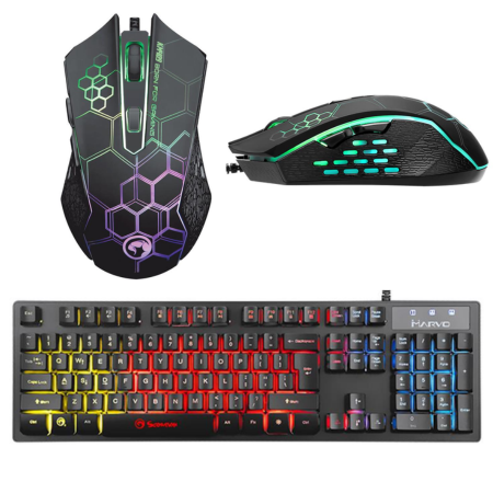 COMBO MARVO KM409 TECLADO/MOUSE 32000 DPI