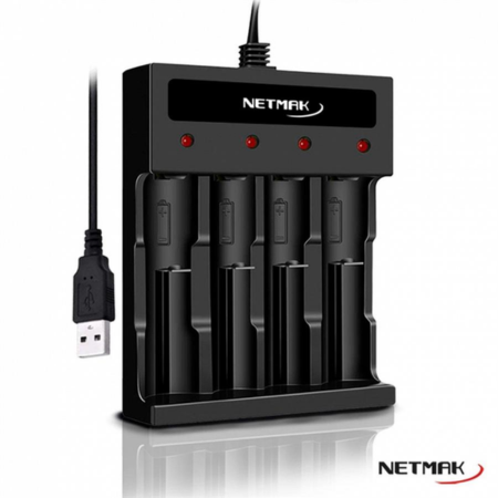 CARGADOR DE PILAS NETMAK NM-CH5
