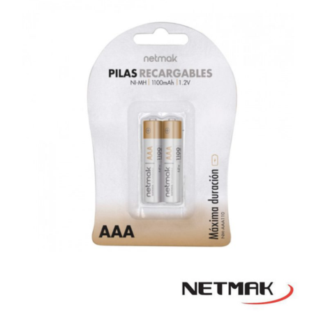 PILAS AAA 1100 RECARGABLES NETMAK