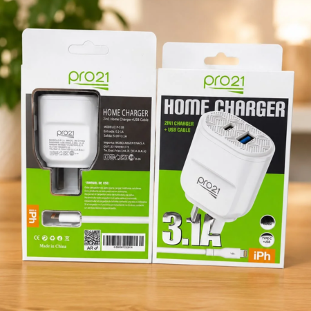 CARGADOR PRO21 USB IPHONE 3.1A P-31B