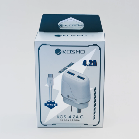 CARGADOR TIPO C KOSMO 4.2A
