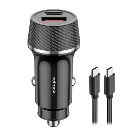 CARGADOR PARA AUTO NM-UCC14 NETMAK 48W USB + C