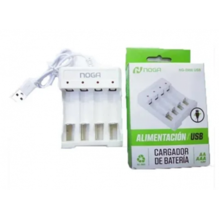 CARGADOR DE PILAS USB NOGA NG-5900