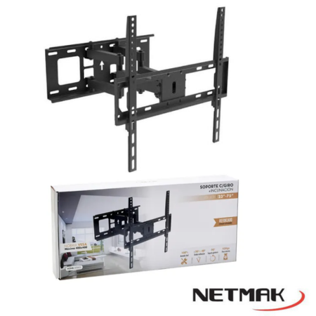 SOPORTE DE TV NM-ST13 23 A 75 DOBLE BRAZO NETMAK