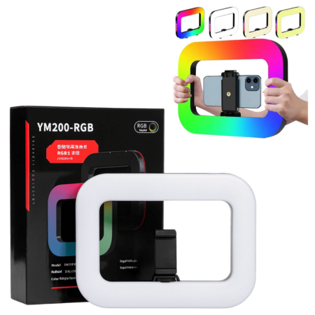 ARO DE LED RGB CUADRADO YM200-RGB