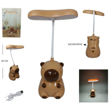 VELADOR CAPYBARA CON SACAPUNTA 83065