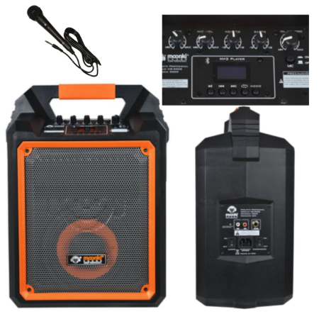 PARLANTE MOONKI MS-900B CON MIC RMS 60W 6.5"