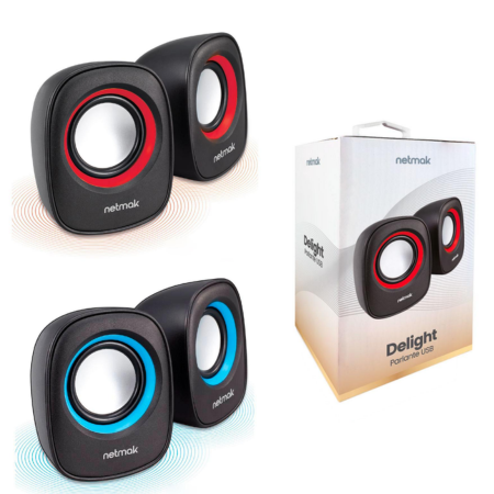 PARLANTE DE ESCRITORIO NM-9025 NETMAK USB 2.0