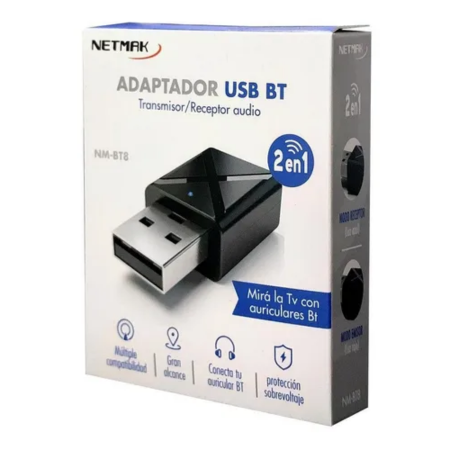 TRASNMISOR Y RECEPTOR BT NETMAK NM-BT8